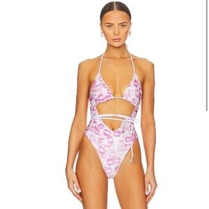 x SYDNEY SWEENEY Gemma Wrap One Piece Swimsuit - Angel Kisses